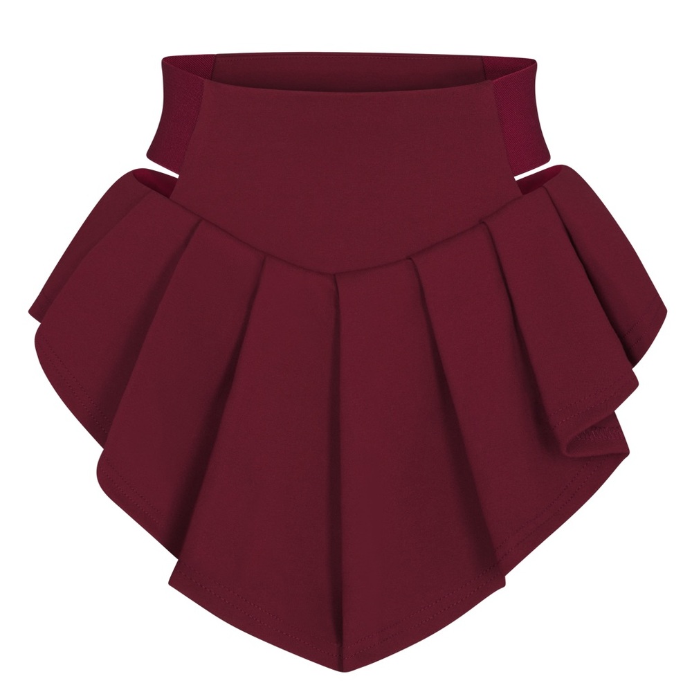 Kalftine Burgundy Rodeo Skirt